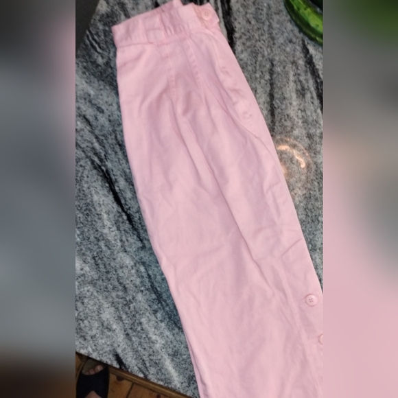 Forenza pink pencil skirt with button and zip waist size 12 - Picture 7 of 10